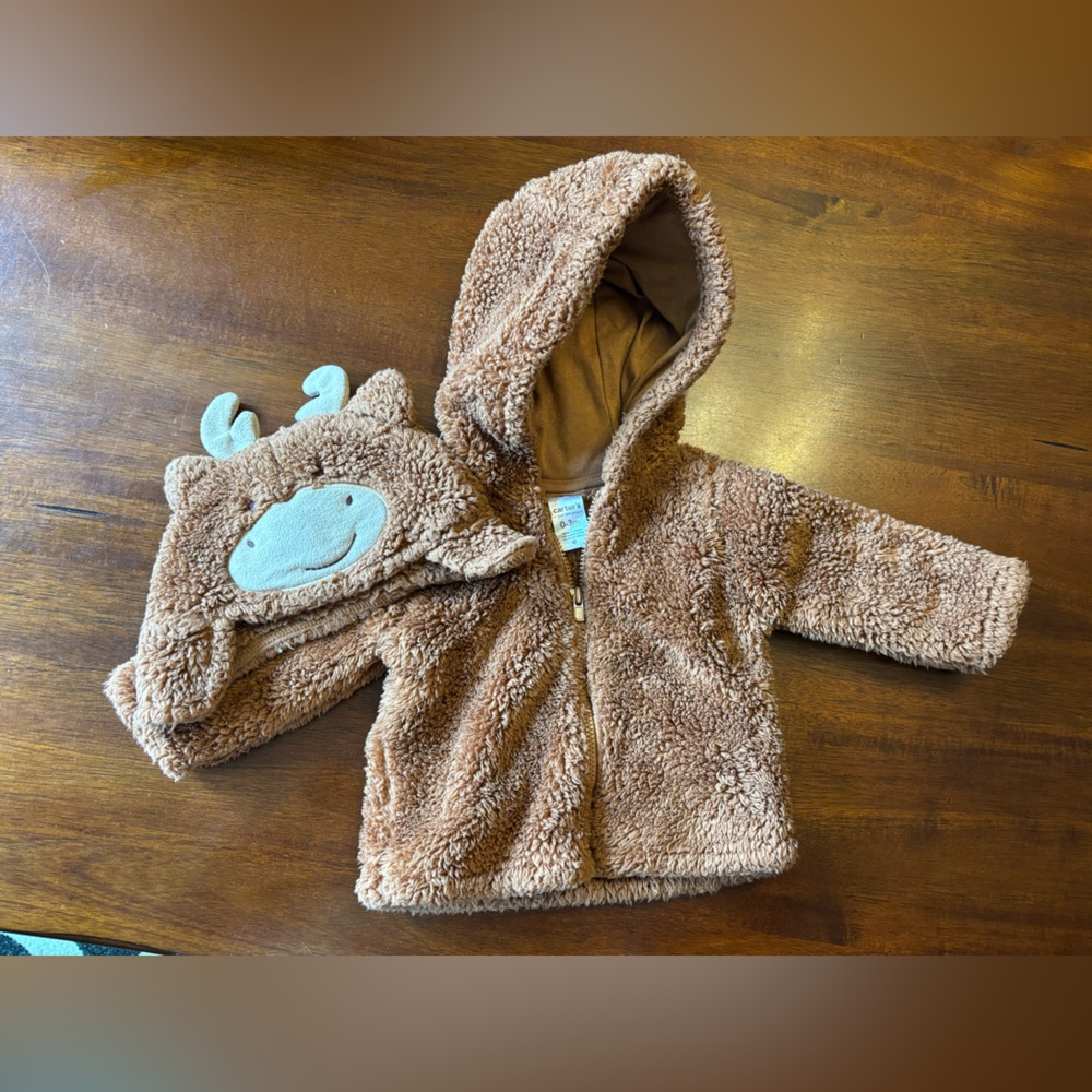 Carters 0-3 Fleece and Hat